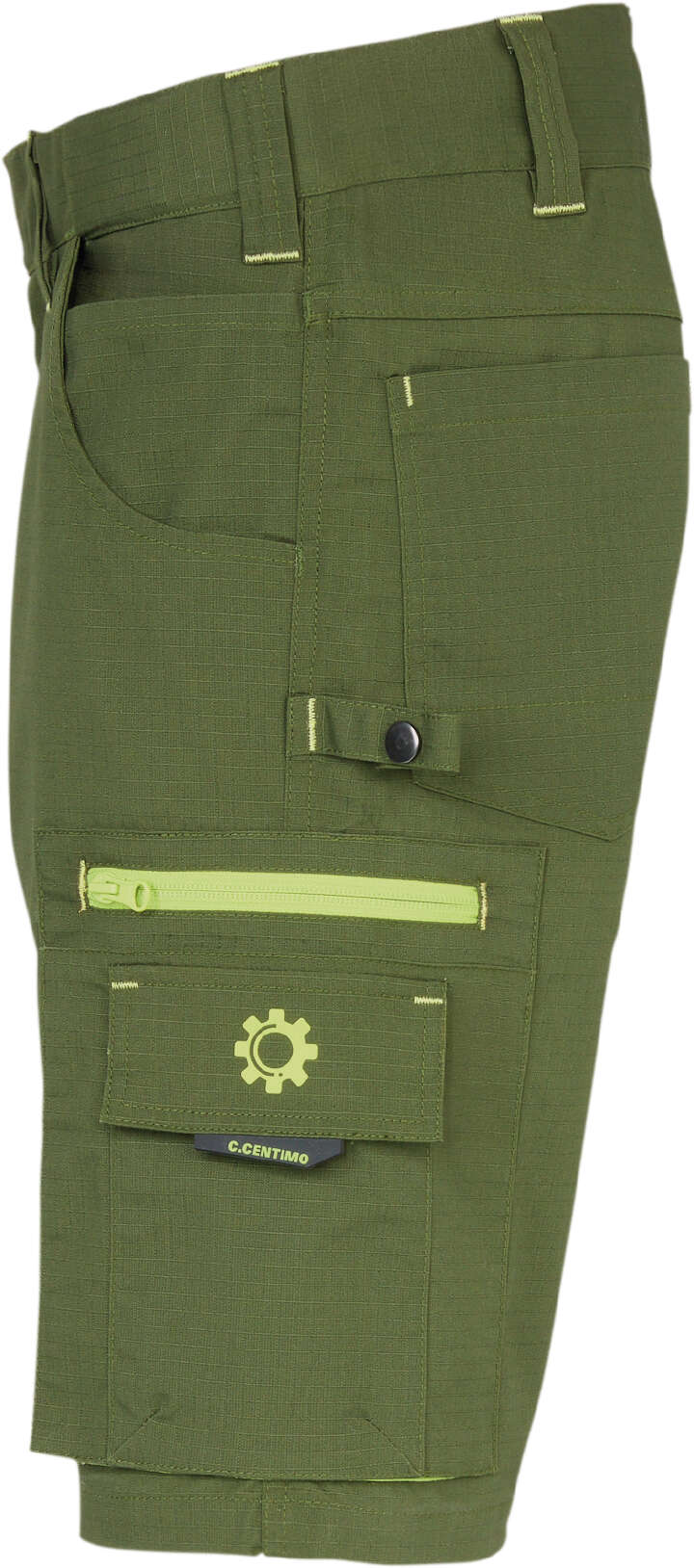 C.Centimo Dynamic Herren Arbeitsbermuda mit Zollstocktasche